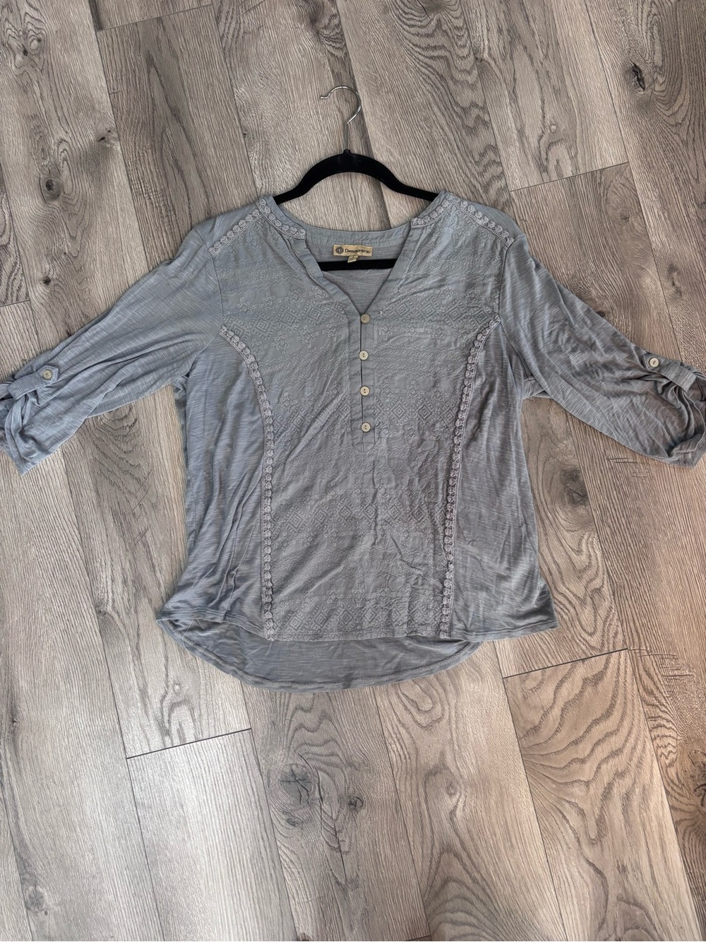 Women’s Blue Long Sleeve- Democracy